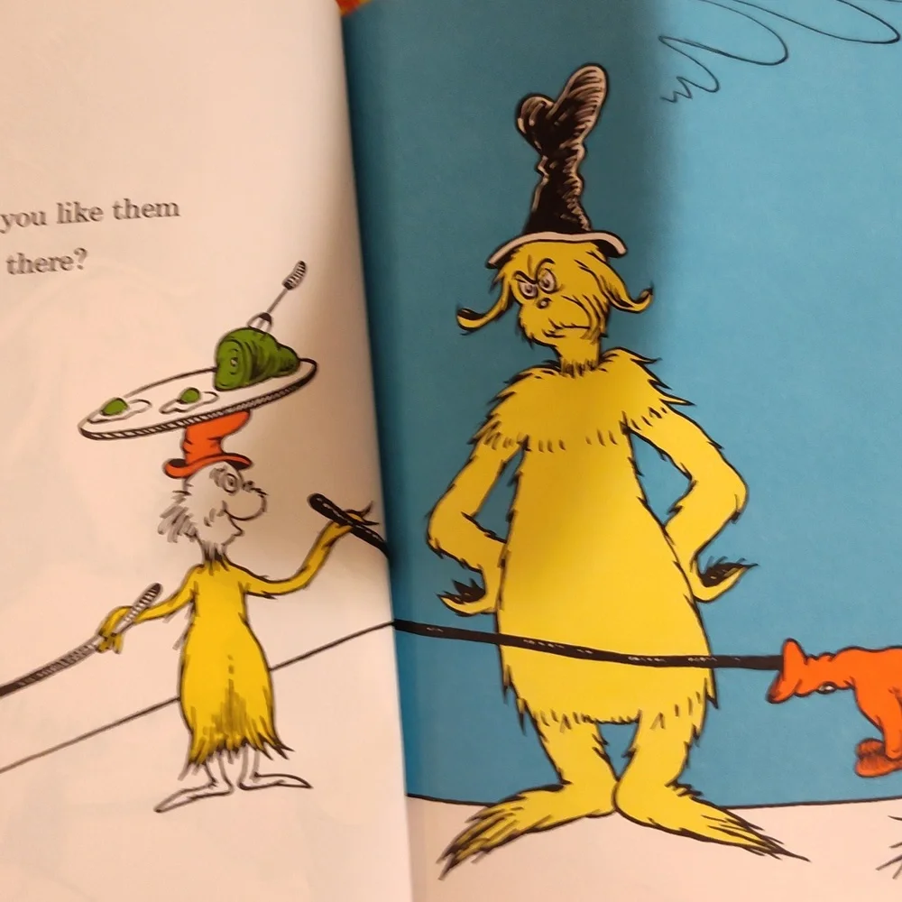 Green Eggs and Ham by Dr. Seuss Book 1960 Beginner Books Call Outs Marks
